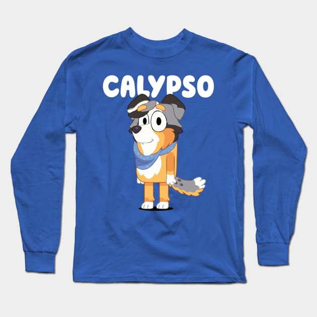 Calypso Long Sleeve T-Shirt by seamless pattern.artshop